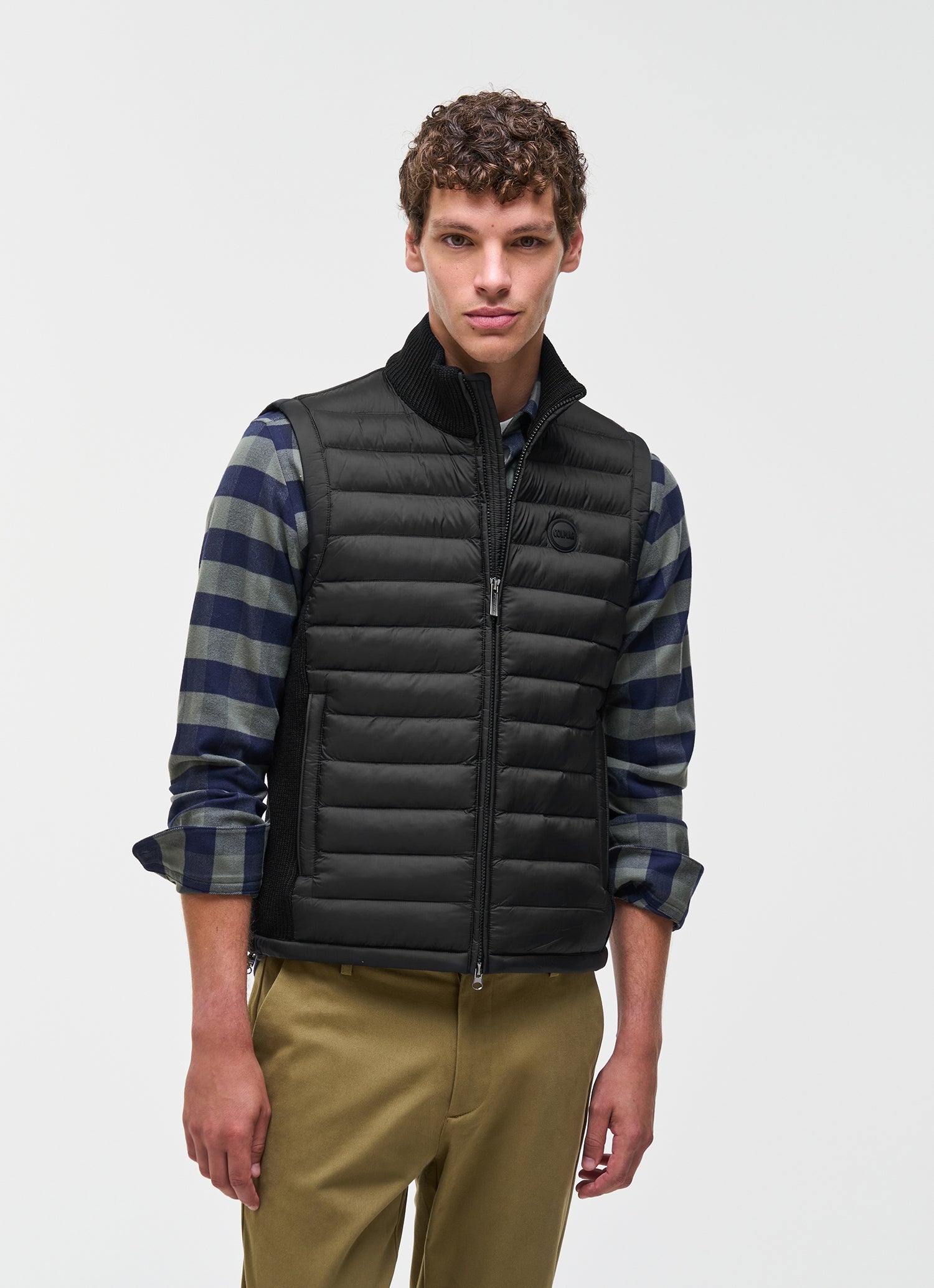 Gilet con inserti in maglia 11000013 99 COLMAR 