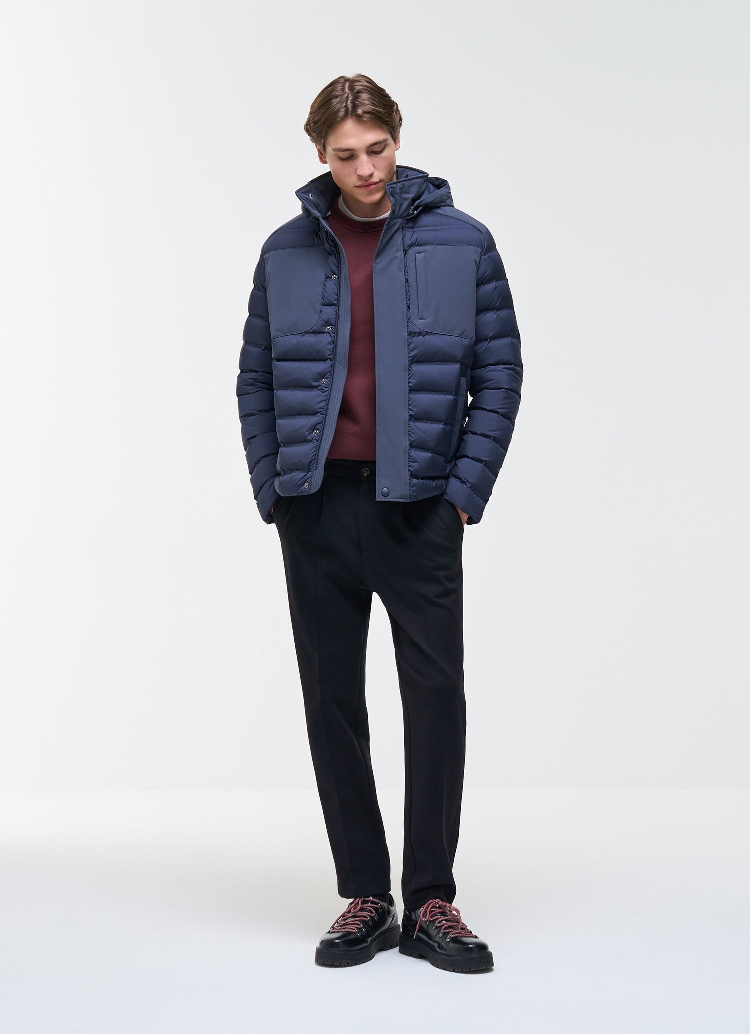 Piumino con tasche stretch 12000099 68 COLMAR 