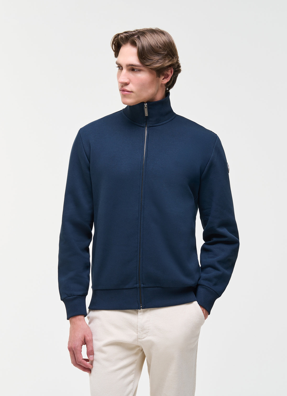 Felpa full zip in cotone 62000003R 68 COLMAR 