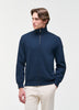 Felpa full zip in cotone