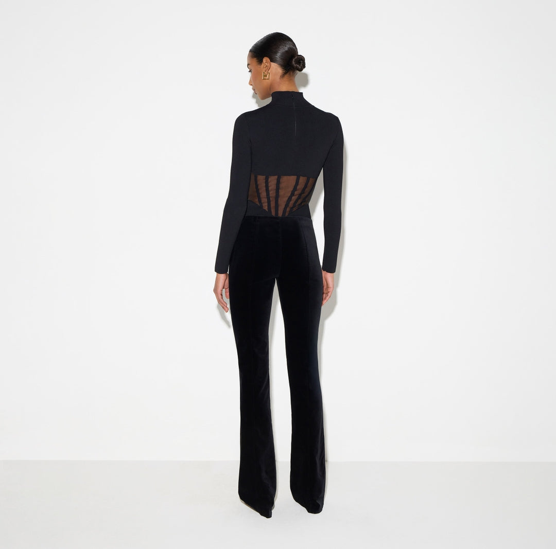 Elisabetta Franchi - Body bustier in maglia BK05S67E2 110 ELISABETTA FRANCHI 