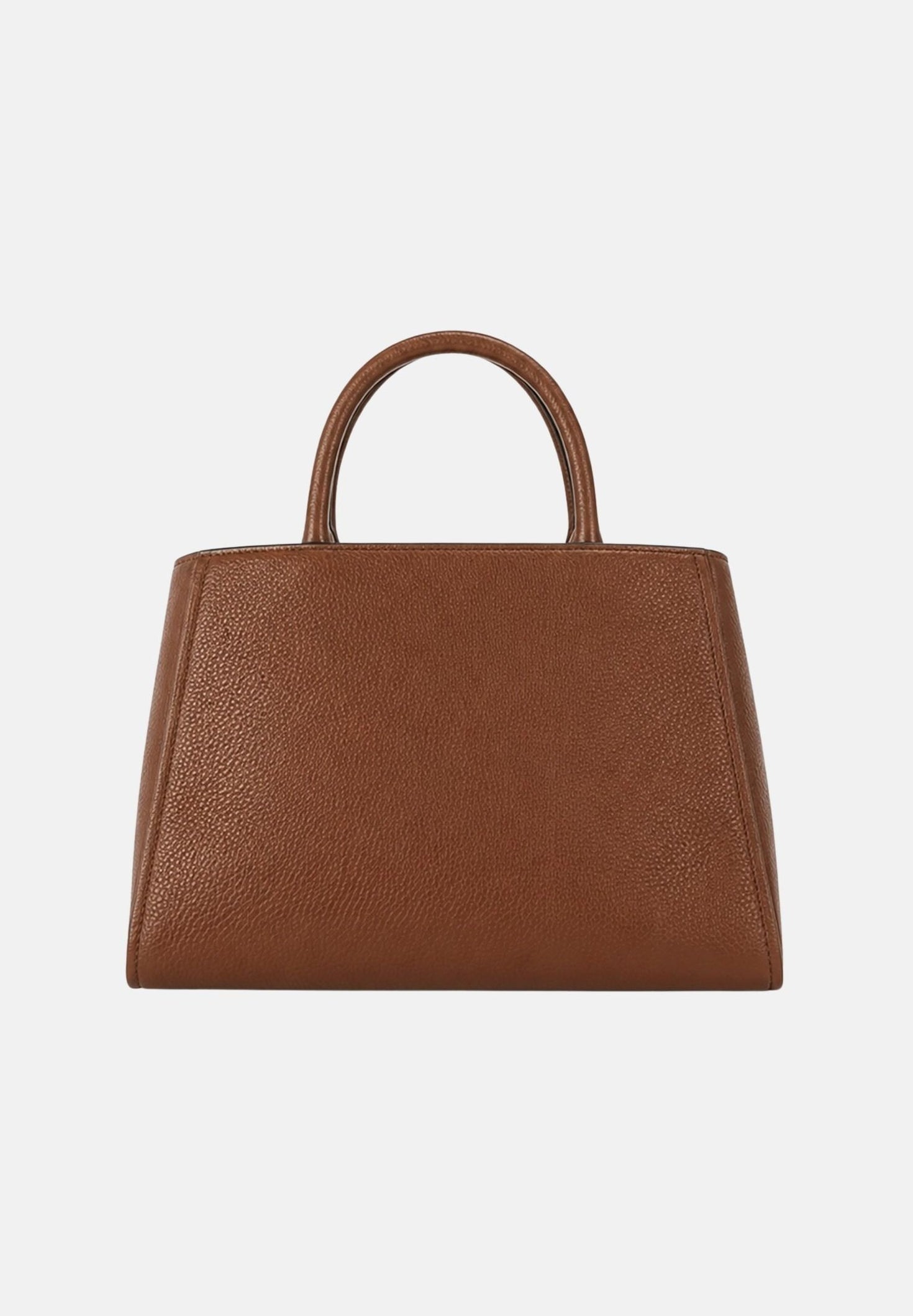 ELISABETTA FRANCHI Borsa a mano brown sugar- marrone con maxi logo frontale BS06A66E2 FK3 ELISABETTA FRANCHI 