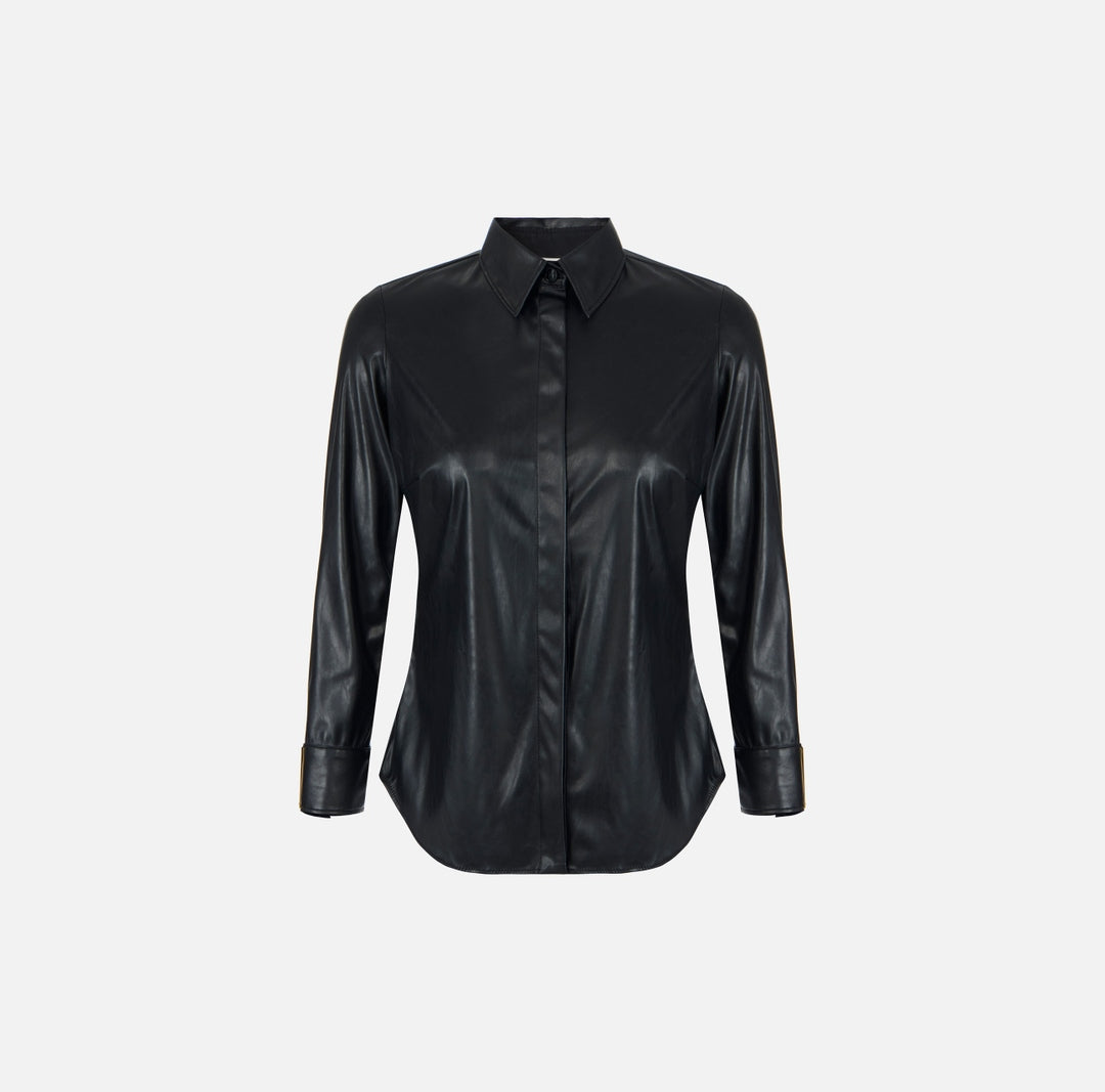 Camicia con logo gioiello CA19566E2 110 ELISABETTA FRANCHI 