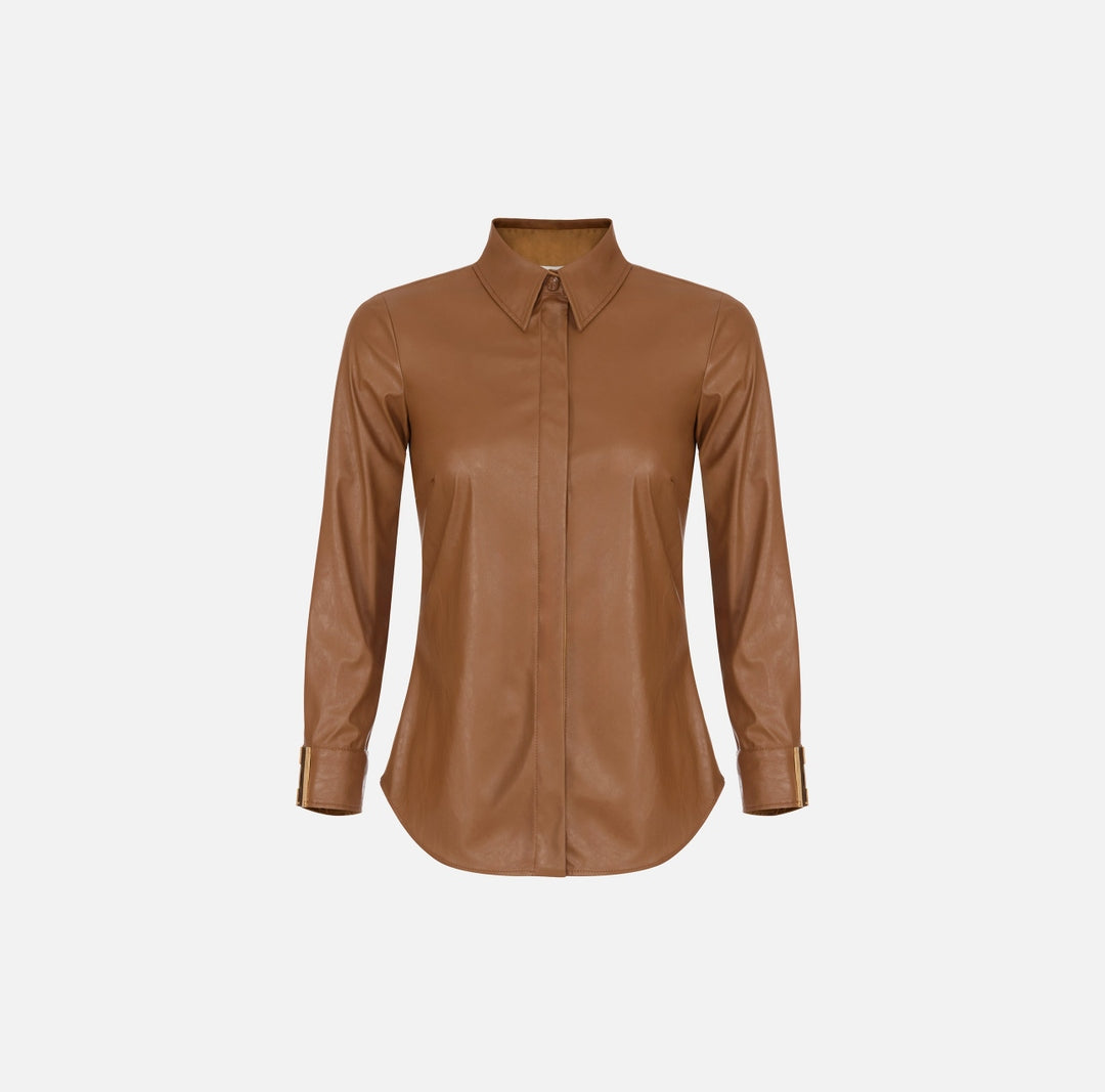 Camicia con logo gioiello CA19566E2 FK3 ELISABETTA FRANCHI 