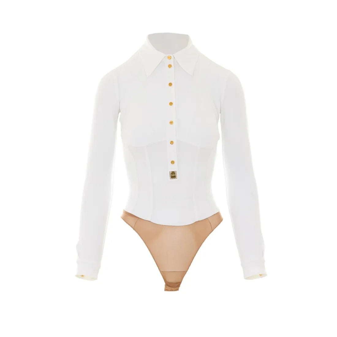 Camicia a body elasticizzata CB00466E2 360 ELISABETTA FRANCHI 