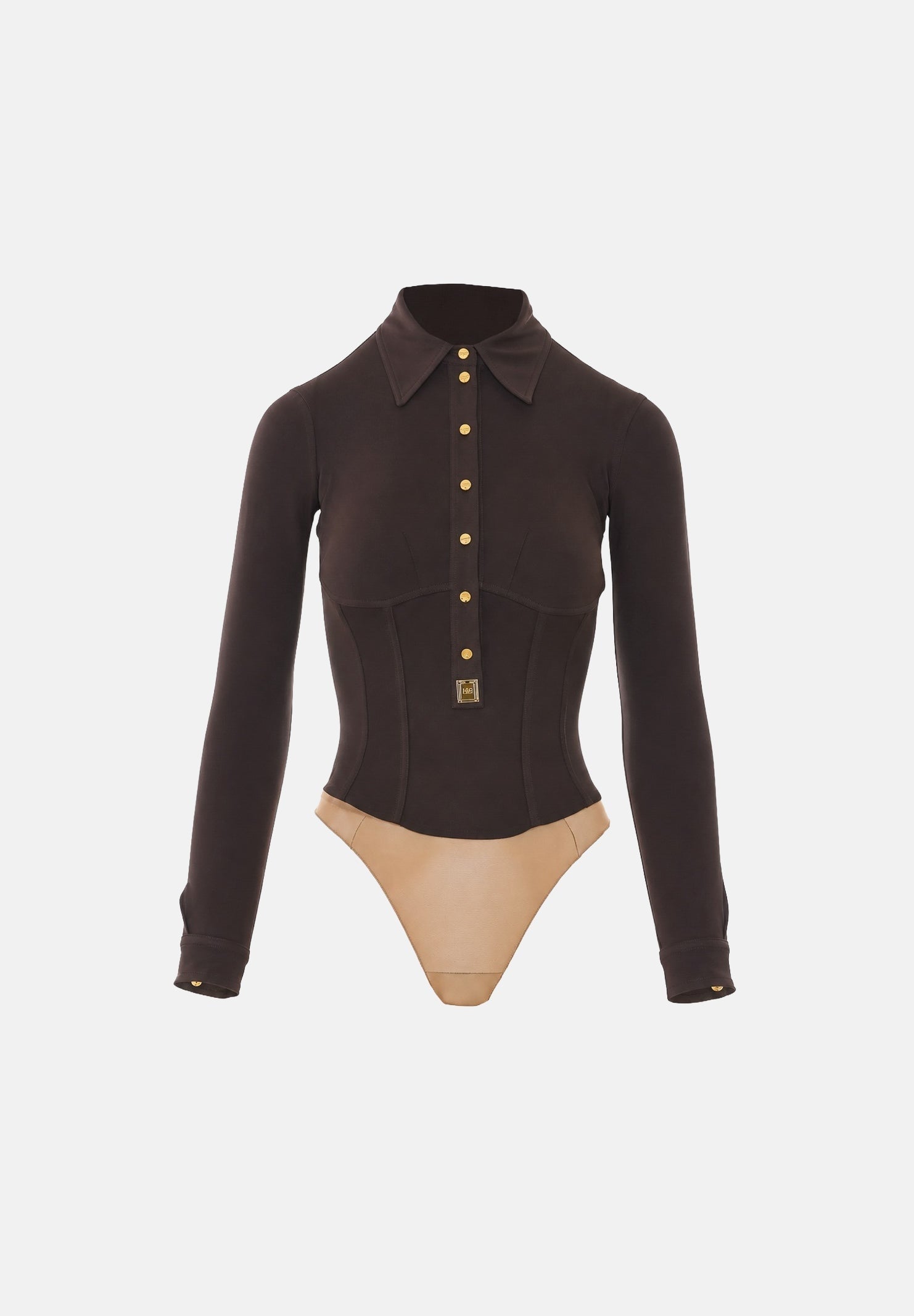 Camicia a body elasticizzata CB00466E2 EV9 ELISABETTA FRANCHI 