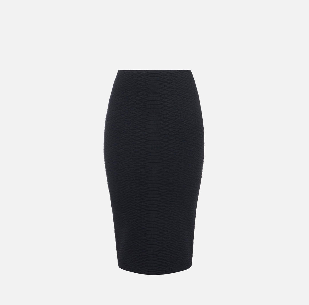 Gonna in maglia a trama snake<BR/> GK10S67E2 110 ELISABETTA FRANCHI 