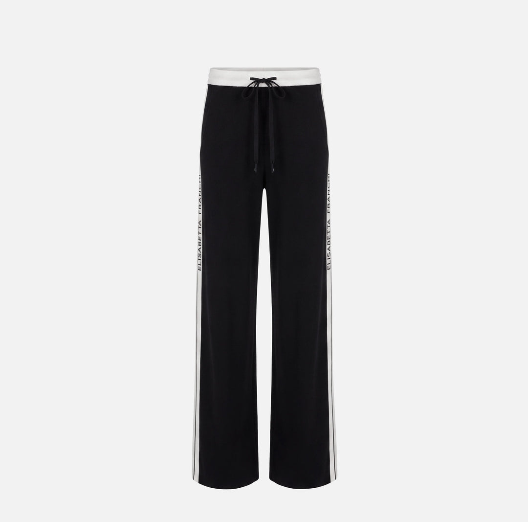 Pantaloni in maglia con logo KP75S66E2 685 ELISABETTA FRANCHI 