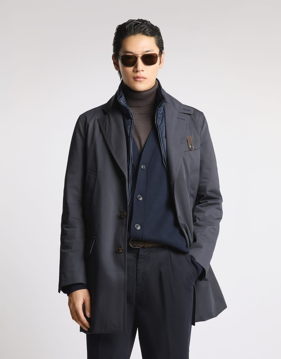 Driving Coat Double in gabardine tecnico NAM53530500XL BU807 FAY 