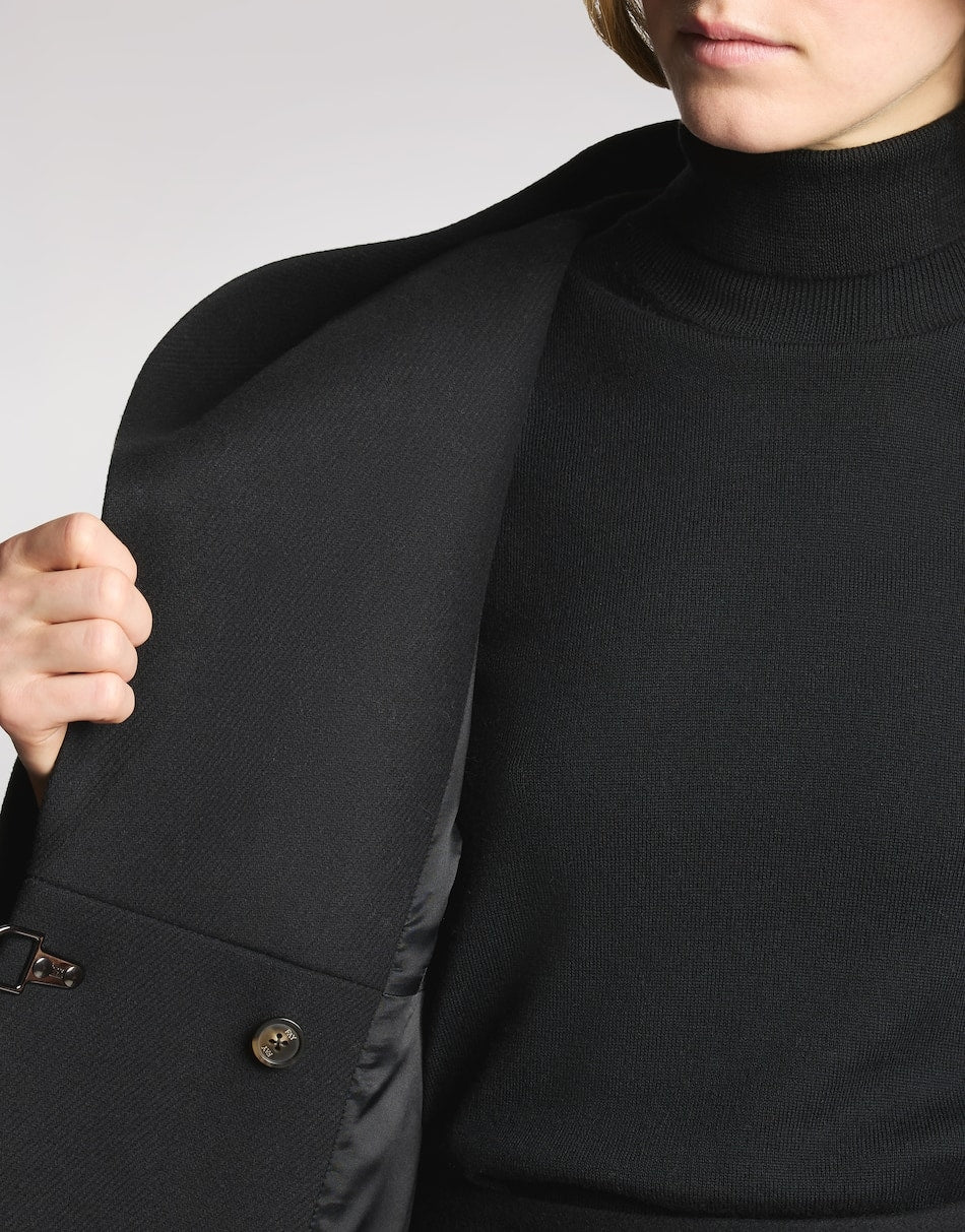 Cappotto in panno garzato di lana e cashmere<BR/> NAW54533110YM VB999 FAY 