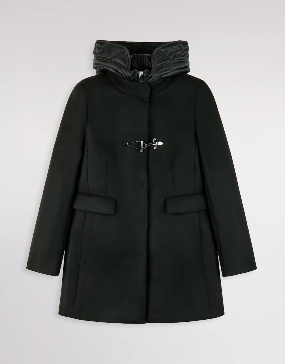 Toggle Coat in panno garzato di lana e cashmere<BR/> NAW59533430YM VB999 FAY 
