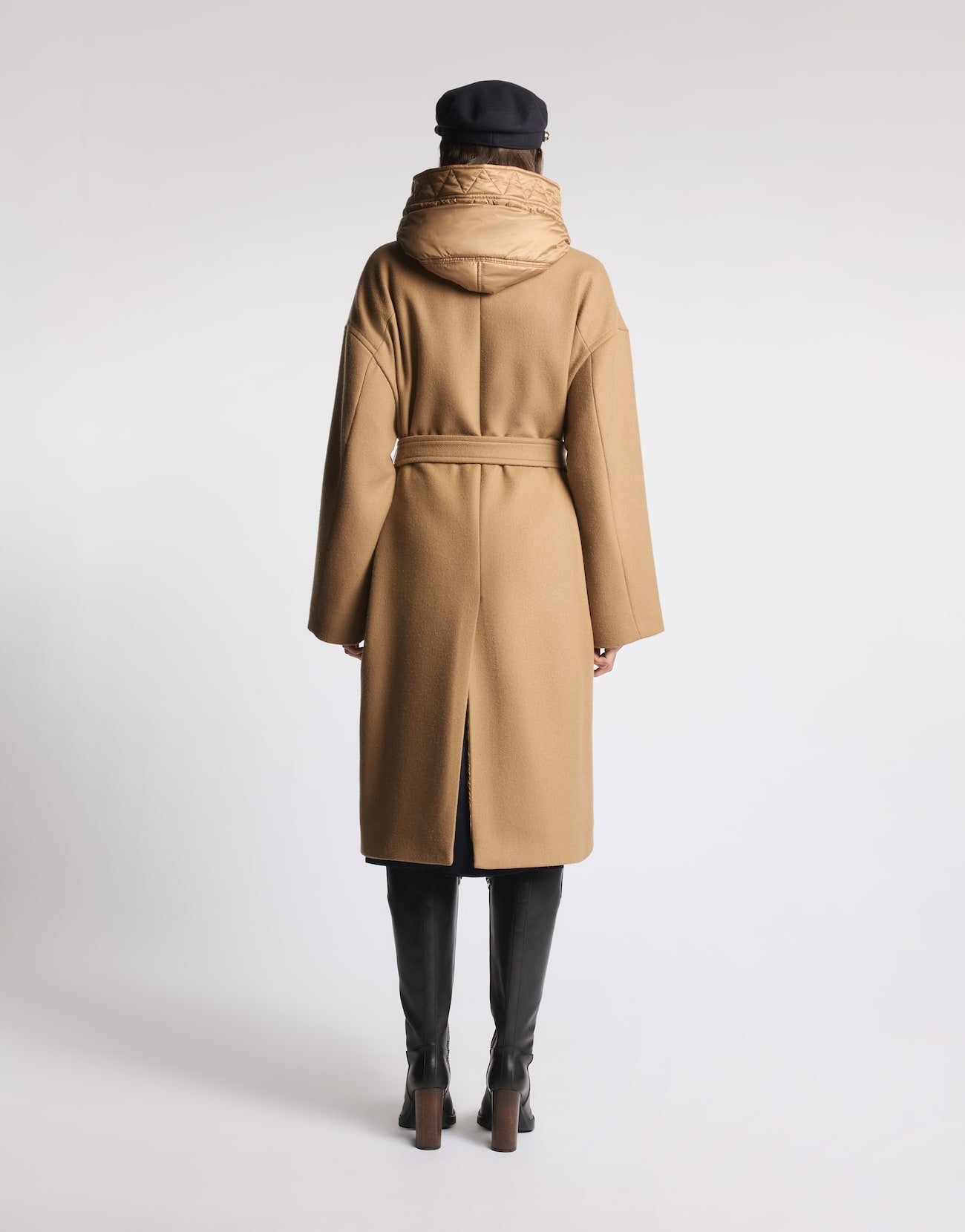 Toggle Coat in panno di lana e cashmere<BR/> NAW59533530YM VC809 FAY 