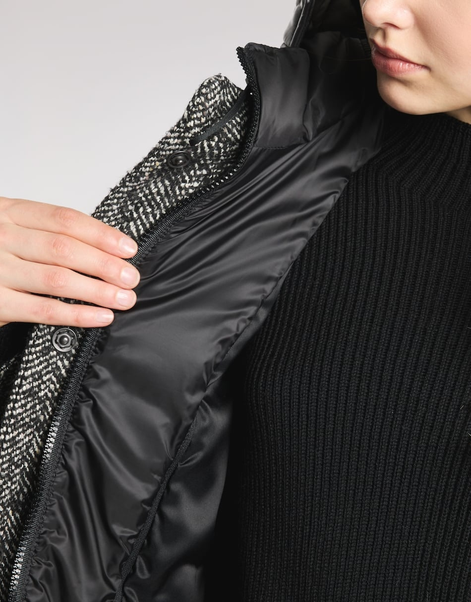 Cappa Toggle Coat in resca frisé misto lana<BR/> NAW59533730YQ VB999 FAY 