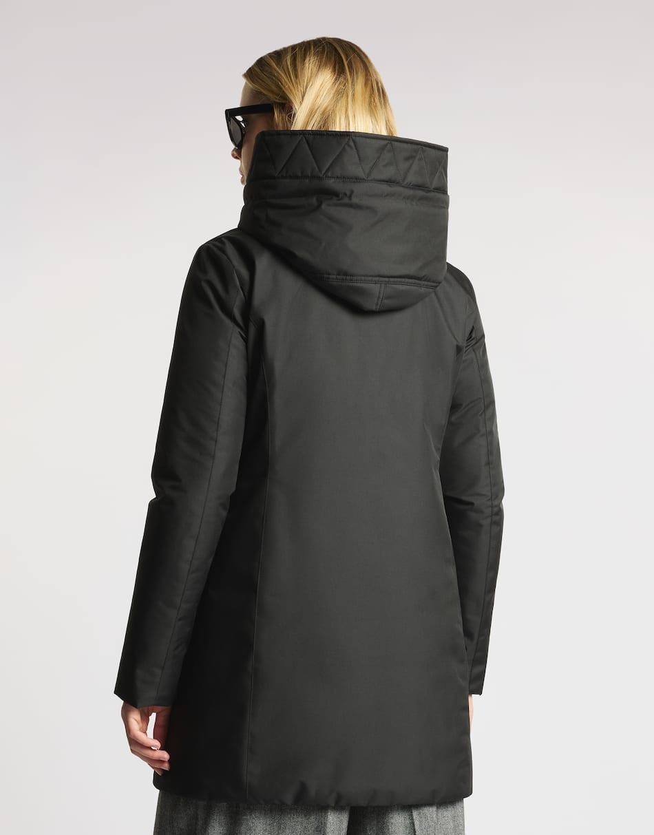 Toggle Coat in gabardine tecnico<BR/> NAW59533830ZX EB999 FAY 