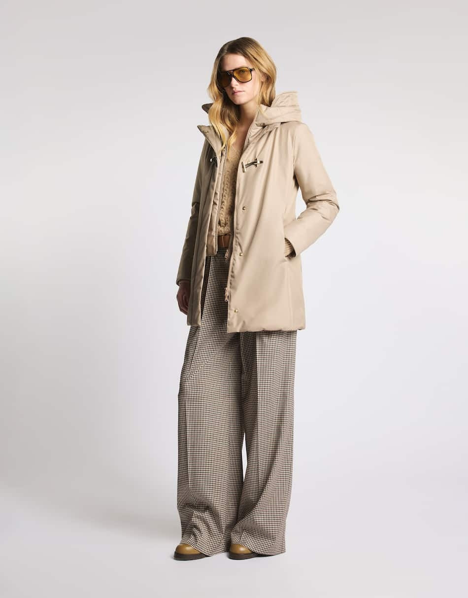 Toggle Coat in gabardine tecnico<BR/> NAW59533830ZX EC602 FAY 