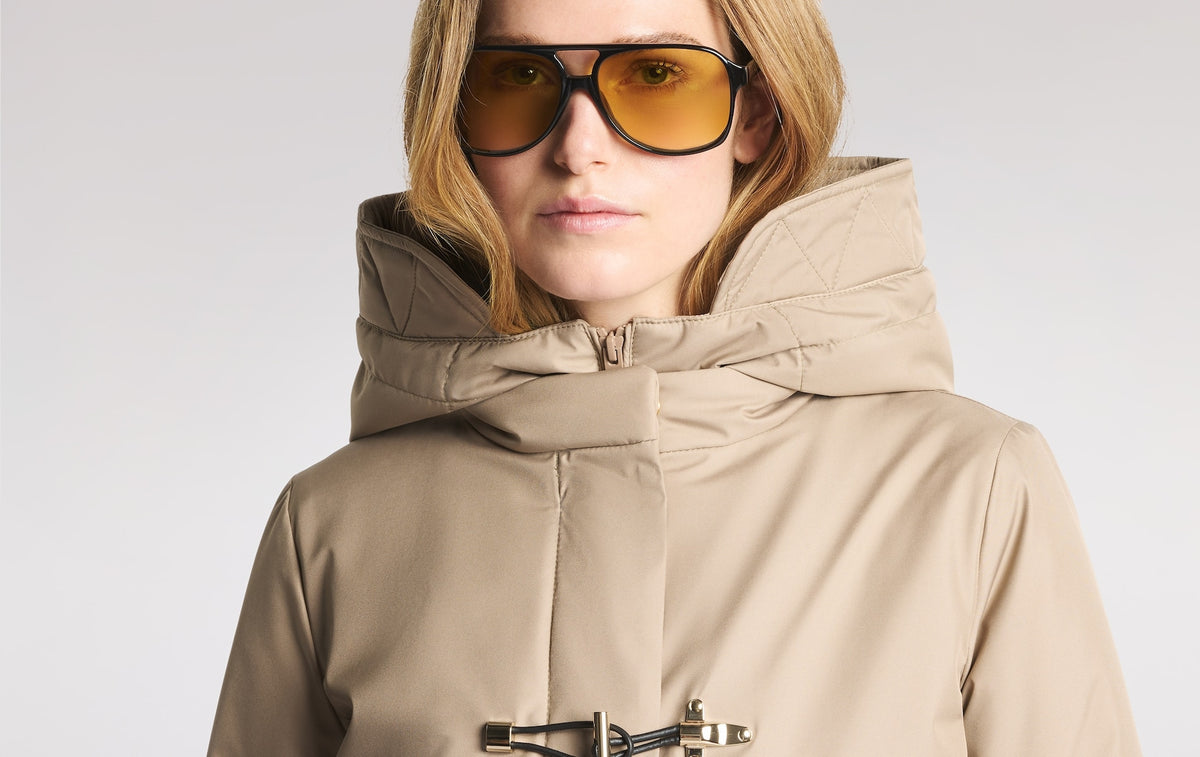 Toggle Coat in gabardine tecnico<BR/> NAW59533830ZX EC602 FAY 