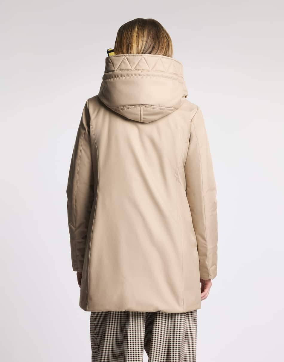 Toggle Coat in gabardine tecnico<BR/> NAW59533830ZX EC602 FAY 