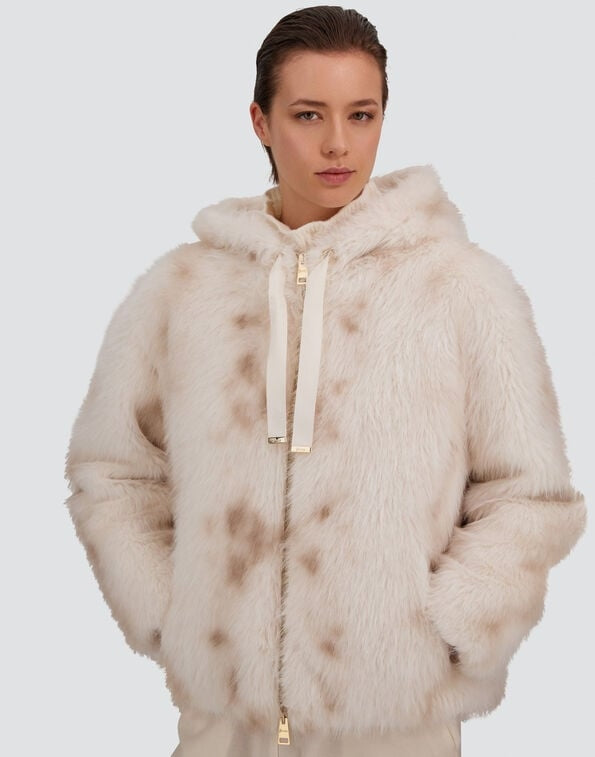 GIACCA IN TOCCO PELLICCIA EFFETTO LINCE GI000422D12920 1200 HERNO 