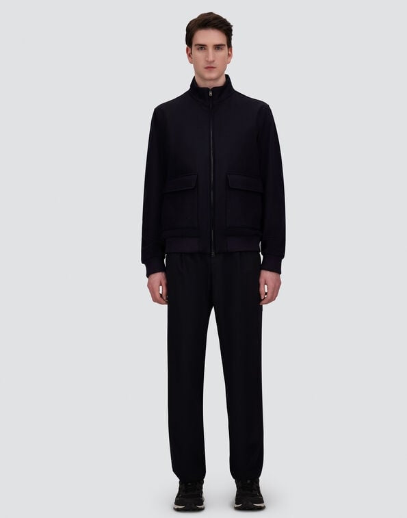 BOMBER IN LANA PREGIATA<BR/> GI000665U33186 9200 HERNO 