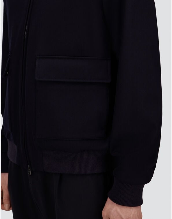 BOMBER IN LANA PREGIATA<BR/> GI000665U33186 9200 HERNO 