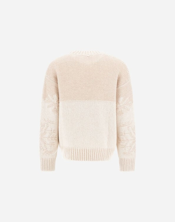 MAGLIA IN LANA CON INTARSIO VANISÉ MG000258D70381 1985 HERNO 
