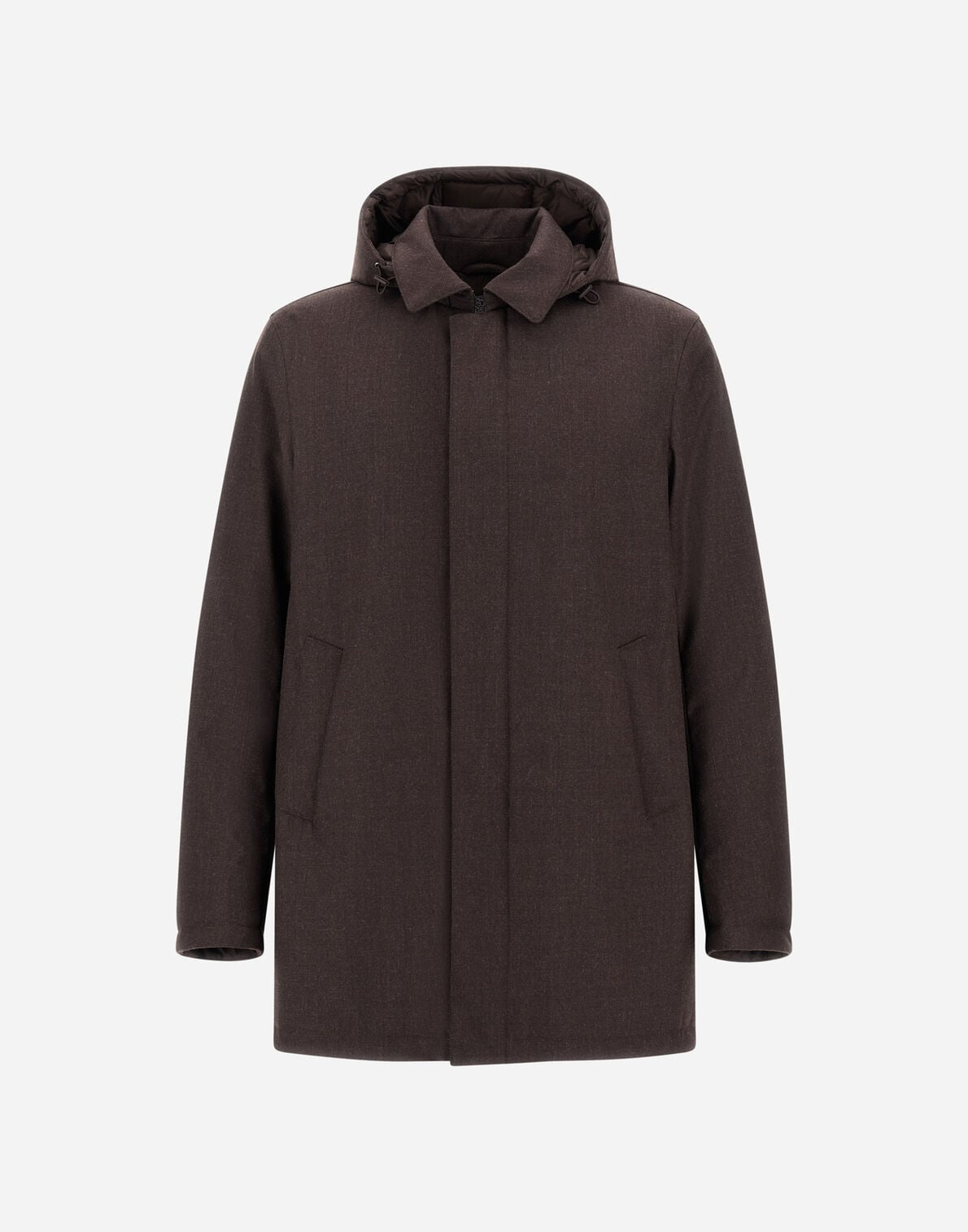 GIACCONE IN FLANELLA CON MEMBRANA IMPERMEABILE<BR/> PI001380U33498 8800 HERNO 