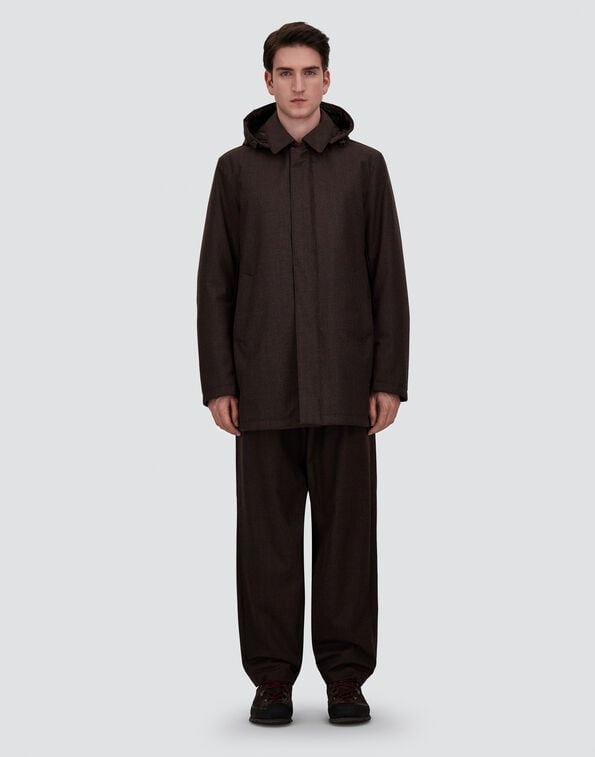 GIACCONE IN FLANELLA CON MEMBRANA IMPERMEABILE<BR/> PI001380U33498 8800 HERNO 