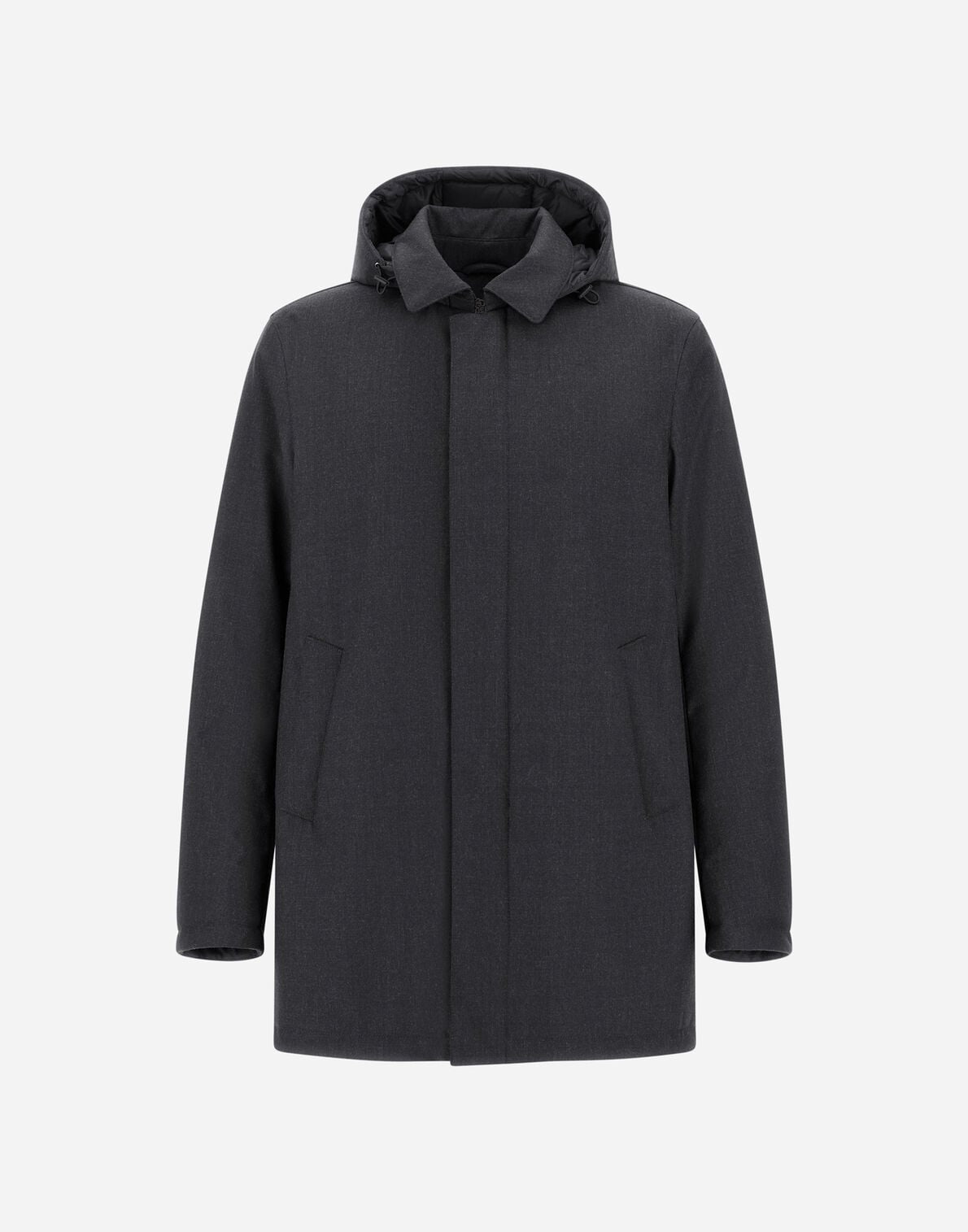 GIACCONE IN FLANELLA CON MEMBRANA IMPERMEABILE<BR/> PI001380U33498 9487 HERNO 