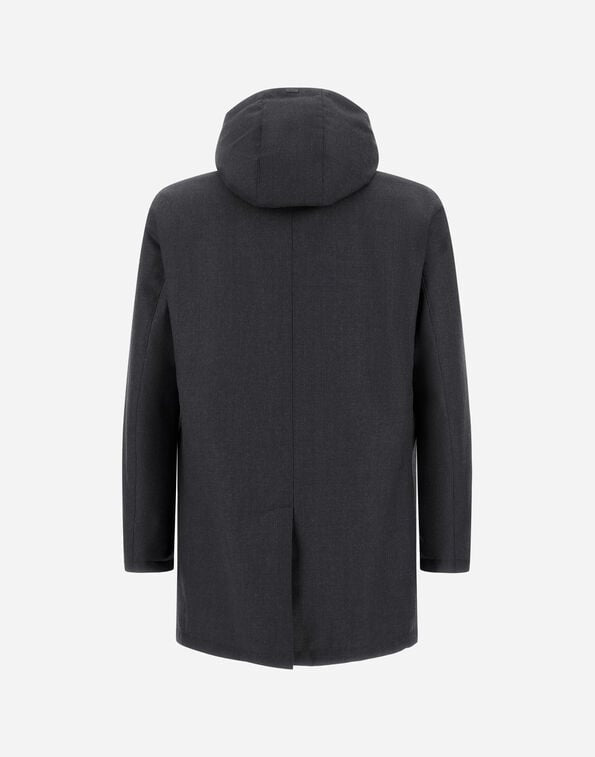 GIACCONE IN FLANELLA CON MEMBRANA IMPERMEABILE<BR/> PI001380U33498 9487 HERNO 