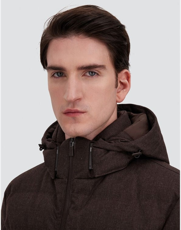GIACCA IN FLANELLA CON SPALMATURA ANTIGOCCIA<BR/> PI001401U33529 8800 HERNO 