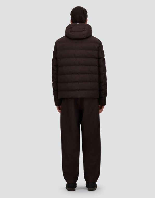 GIACCA IN FLANELLA CON SPALMATURA ANTIGOCCIA<BR/> PI001401U33529 8800 HERNO 