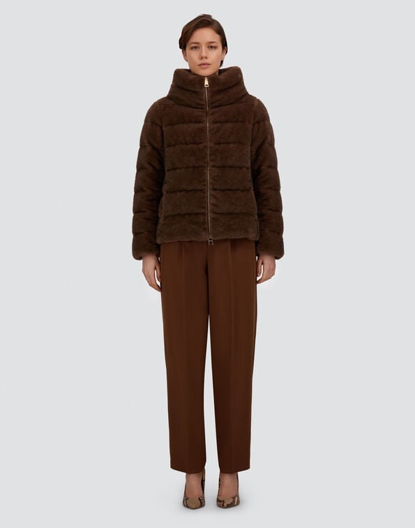 GIACCA IN MELANGE EFFETTO VISONE<BR/> PI002283D12941 8810 HERNO 