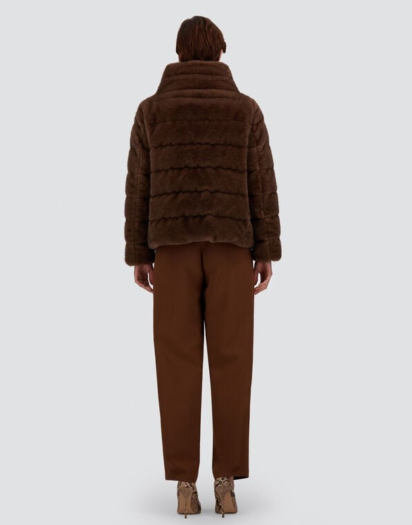 GIACCA IN MELANGE EFFETTO VISONE<BR/> PI002283D12941 8810 HERNO 