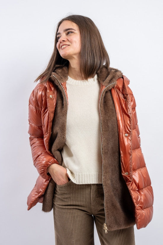 Piumino Con Interni In Contrasto PI002312D12017Z 5875 HERNO 