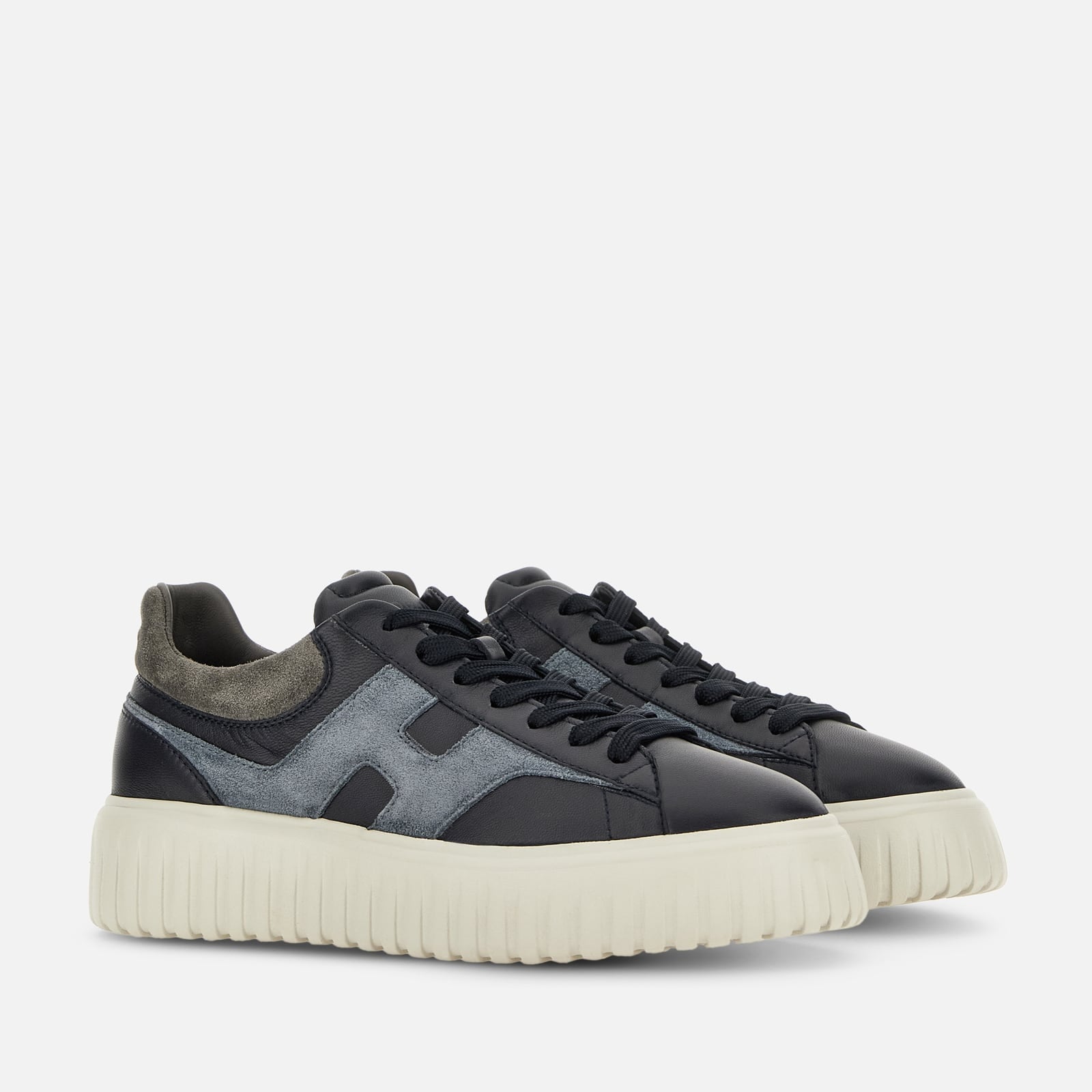 Sneakers Hogan H-Stripes<BR/>Blu HXM6450FE91N1 M760X HOGAN 