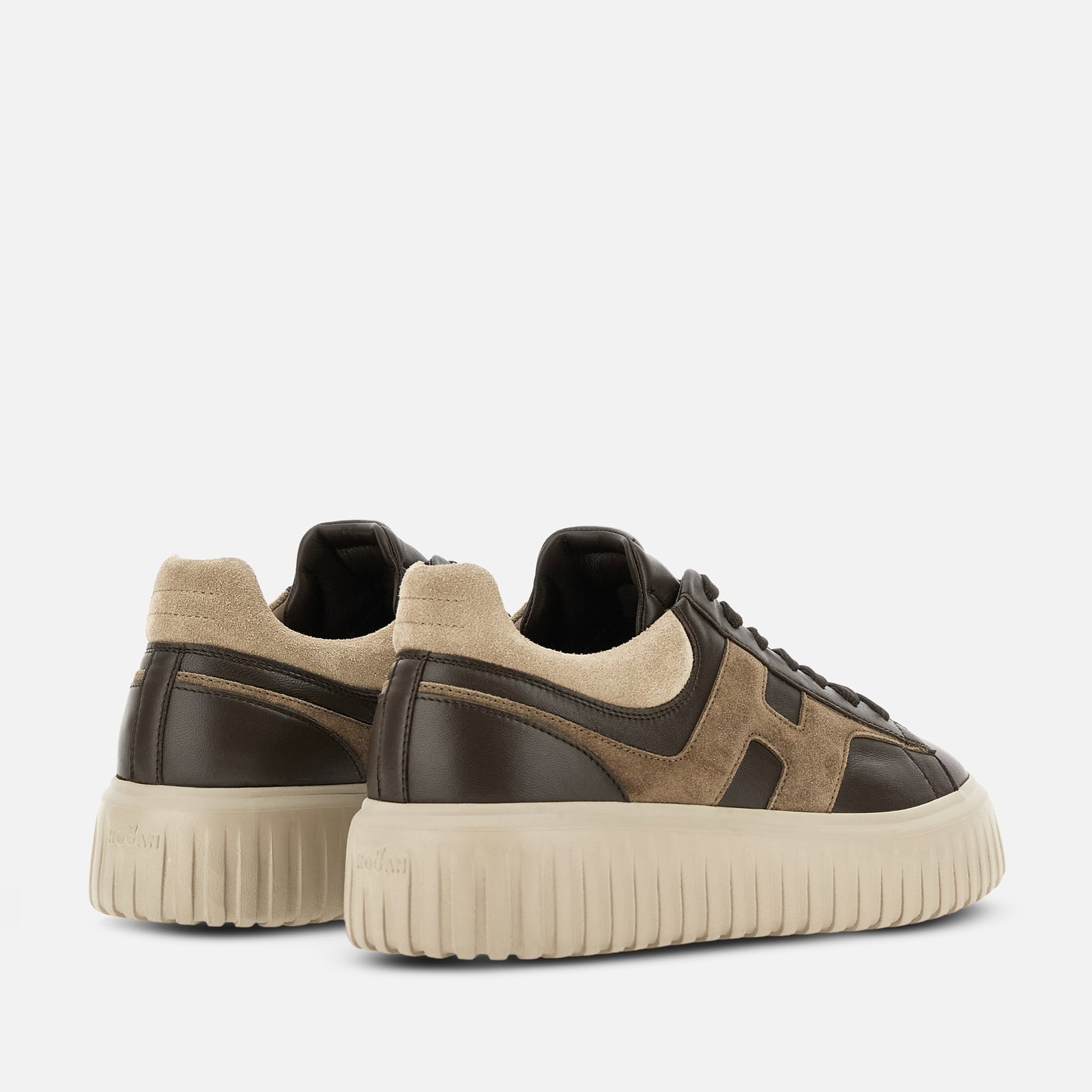 Sneakers Hogan H-Stripes<BR/>Marrone<BR/> HXM6450FE91N1 M760Y HOGAN 