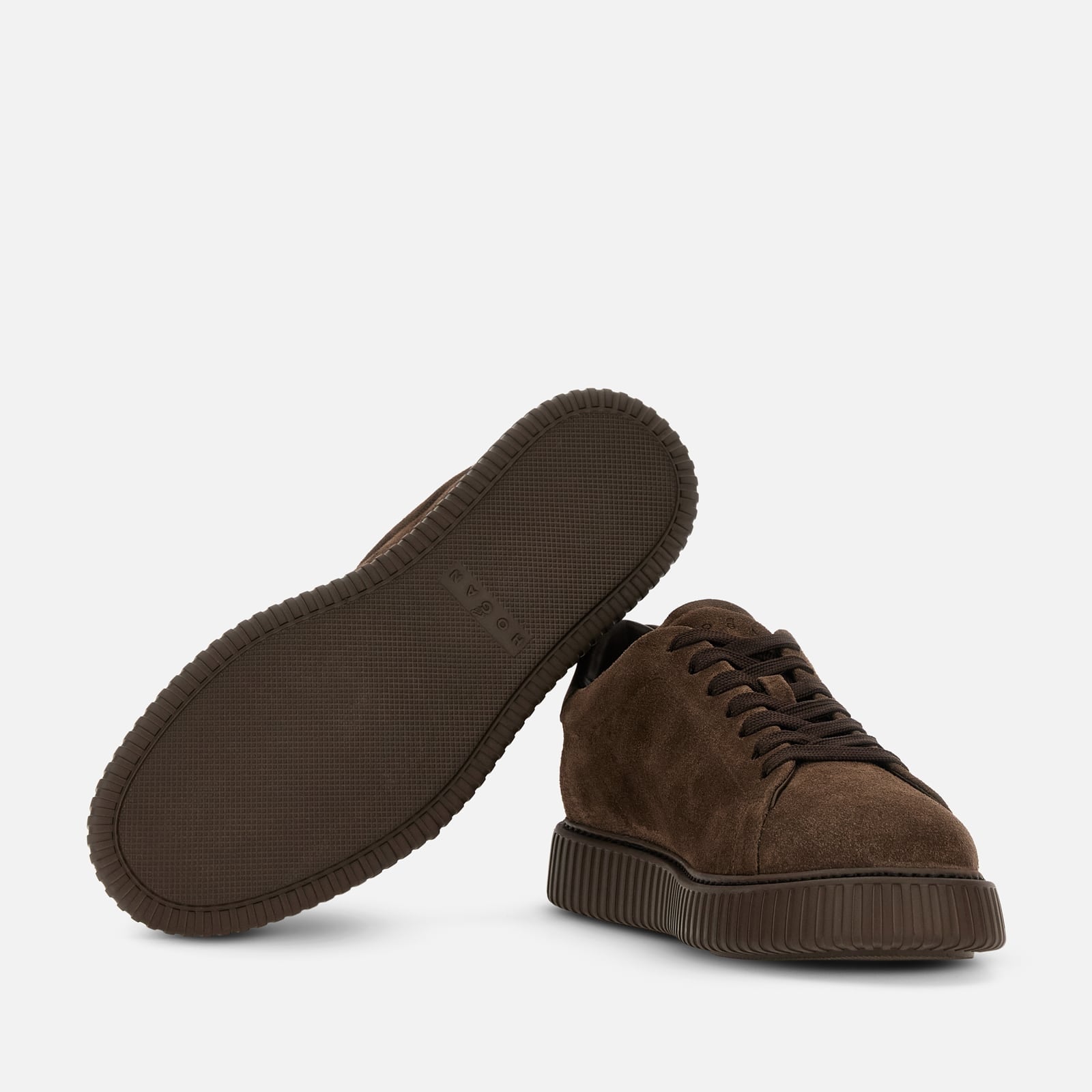 Sneakers Hogan H-Stripes<BR/>Marrone<BR/> HXM6770GF5FUH OS610 HOGAN 