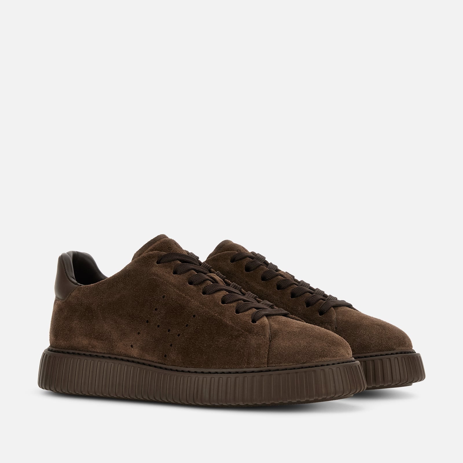 Sneakers Hogan H-Stripes<BR/>Marrone<BR/> HXM6770GF5FUH OS610 HOGAN 