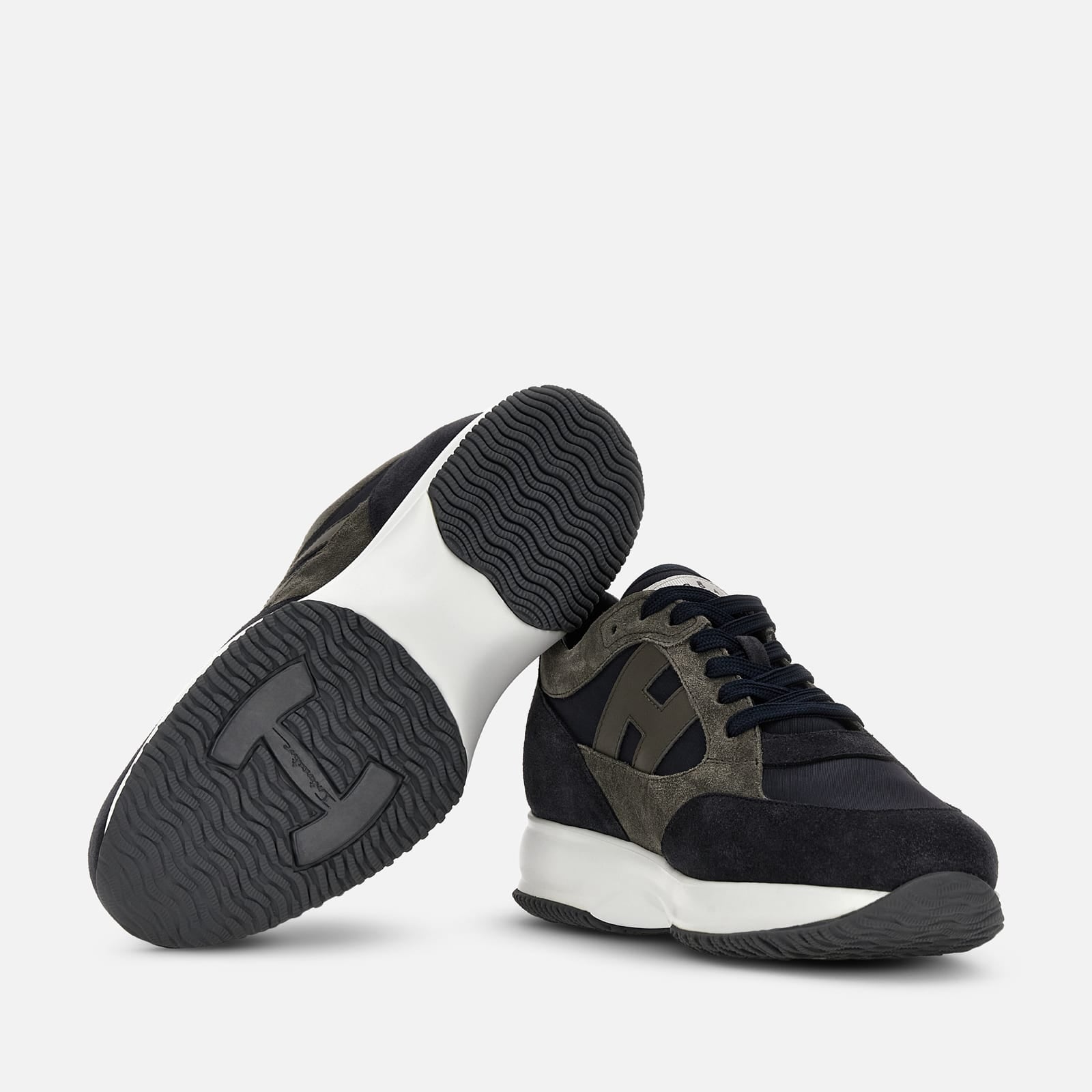 Sneakers Hogan Interactive<BR/>Blu Grigio HXM7130GC80V4 R760V HOGAN 