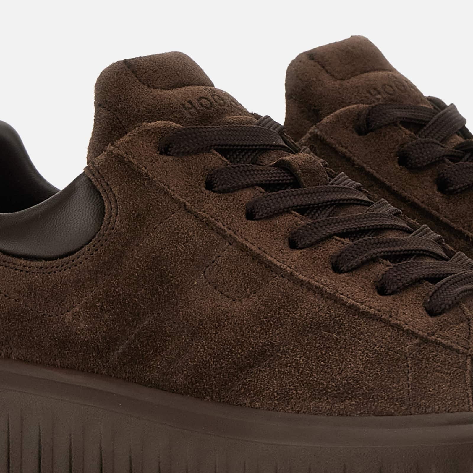 Sneakers Hogan H-Stripes<BR/>Marrone<BR/> HXW6450FC6TPJ Q0UV2 HOGAN 