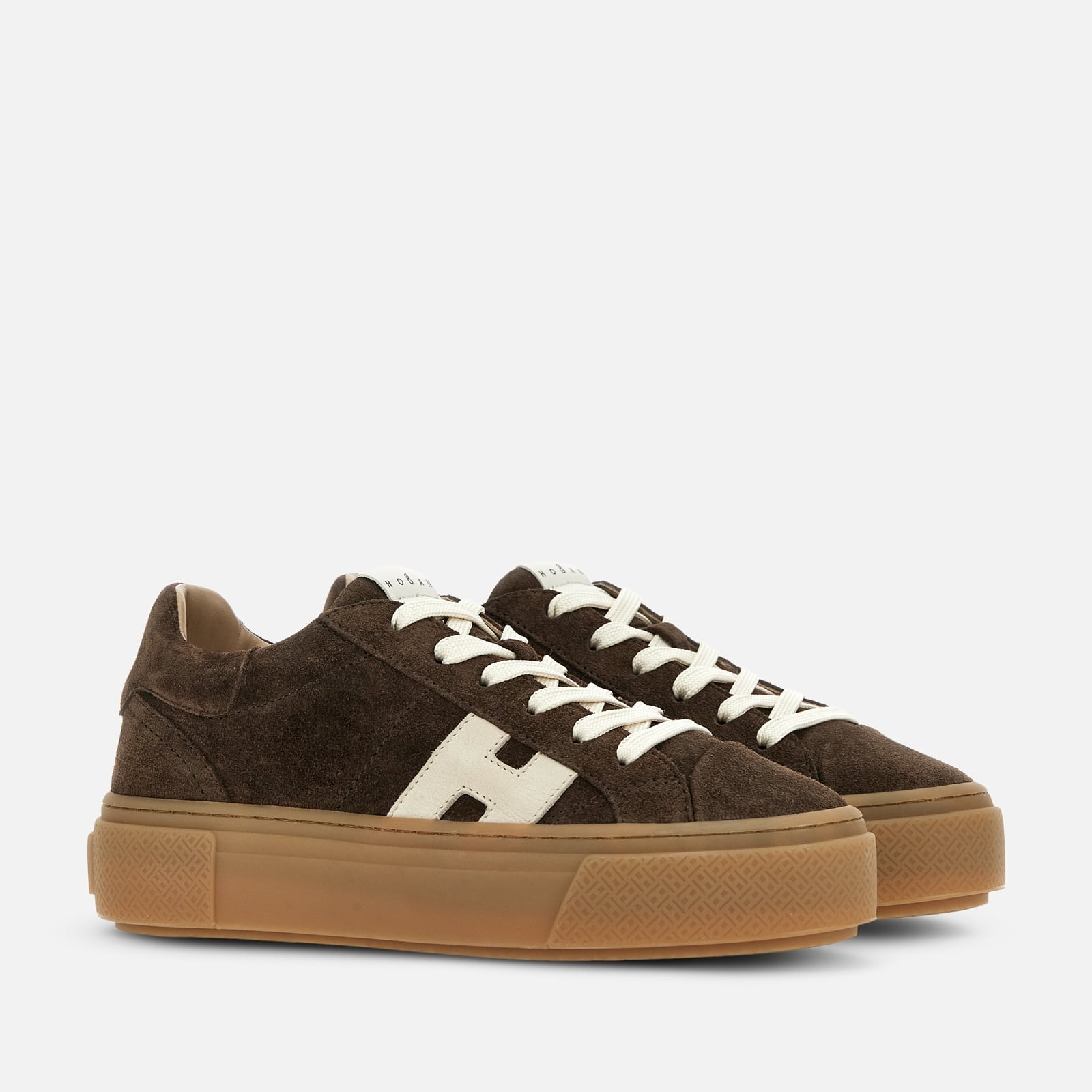 Sneakers Hogan Crosswind<BR/>Marrone HXW7050GB00UH T0R1L HOGAN 