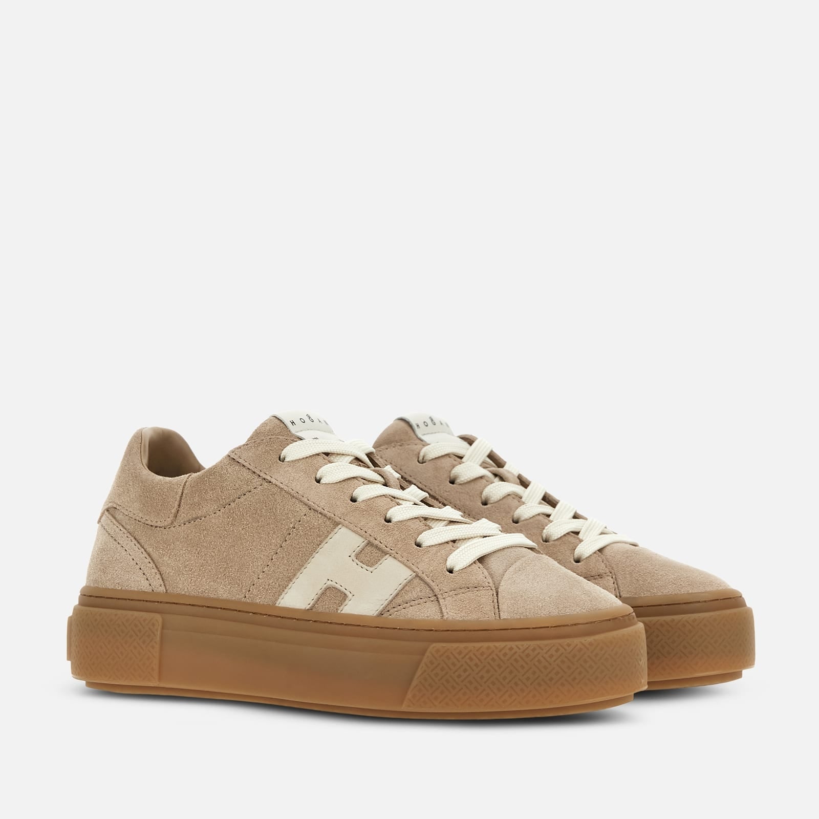 Sneakers Hogan Crosswind<BR/>Beige HXW7050GB00UH T0R2A HOGAN 