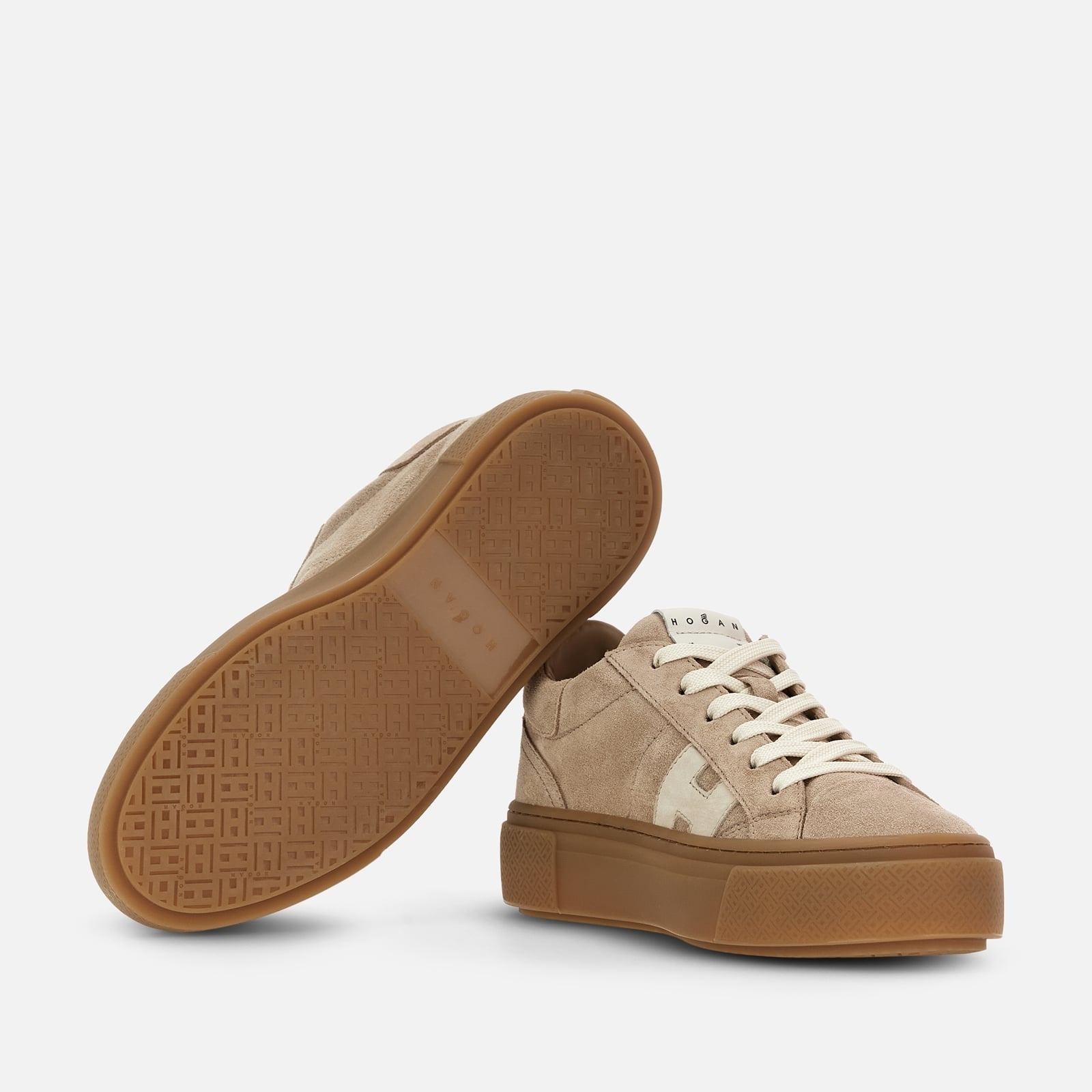 Sneakers Hogan Crosswind<BR/>Beige HXW7050GB00UH T0R2A HOGAN 