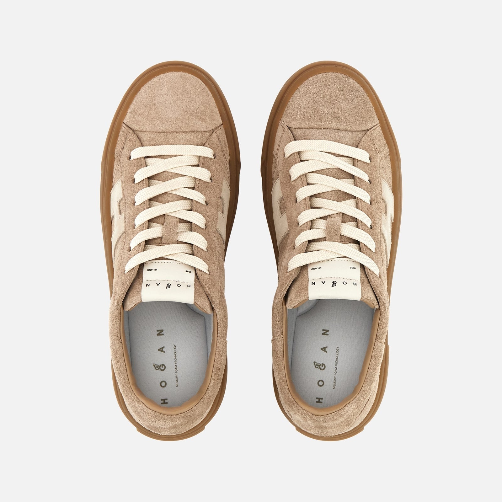 Sneakers Hogan Crosswind<BR/>Beige HXW7050GB00UH T0R2A HOGAN 