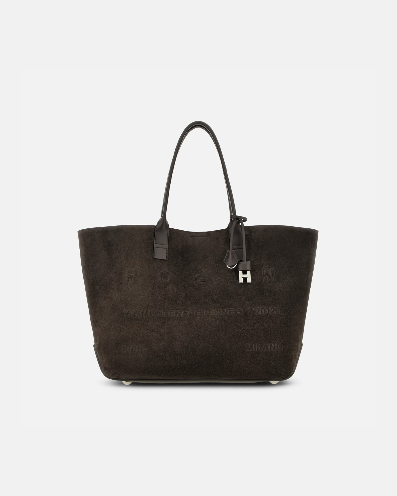 Hogan- Borsa Shopping Hogan Address Media<BR/>Marrone KBW01TA3300UG MS808 HOGAN 