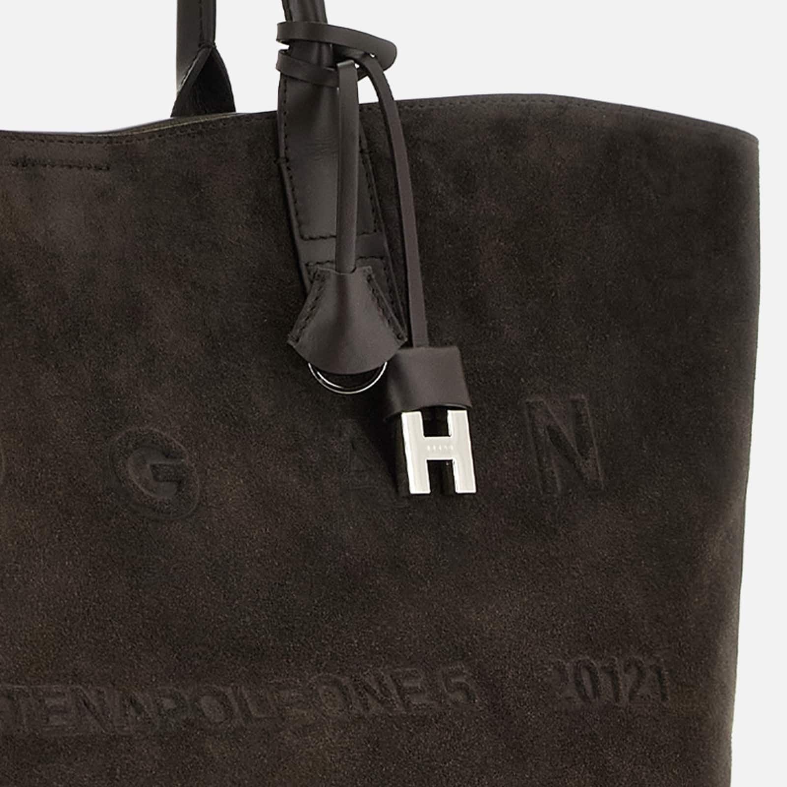 Hogan- Borsa Shopping Hogan Address Media<BR/>Marrone KBW01TA3300UG MS808 HOGAN 