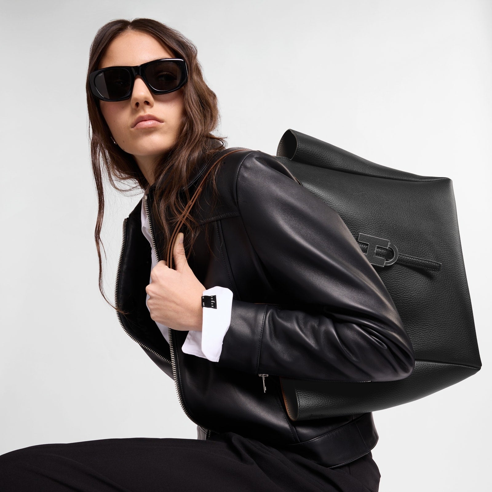 Borsa Shopping Hogan Trend<BR/>Nero KBW01XA0300QV D4276 HOGAN 