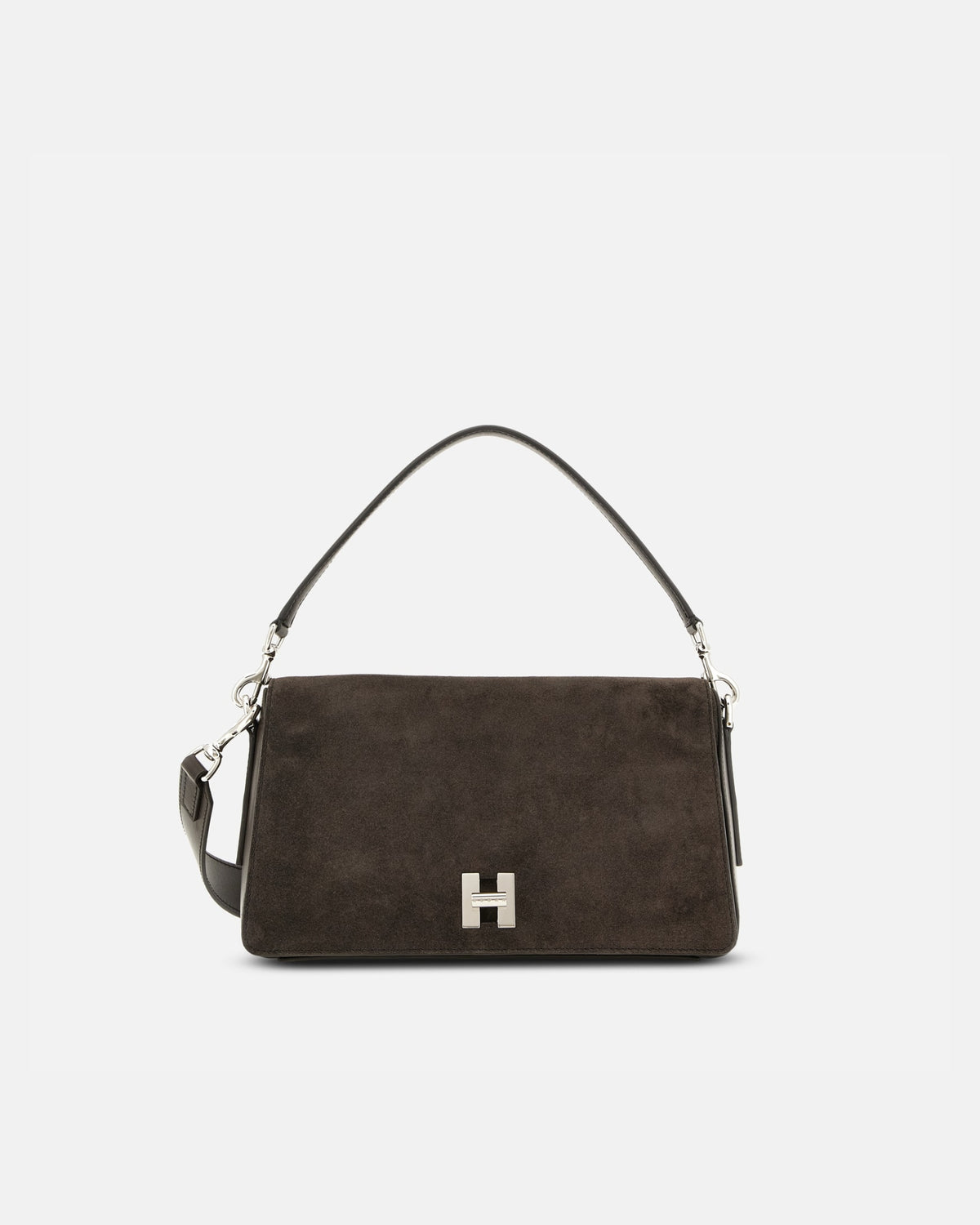 Hogan- Borsa Flap Hogan H-Turn<BR/>Marrone KBW01YI0200UG MS808 HOGAN 