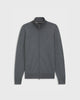 Maglione con zip in lana merino