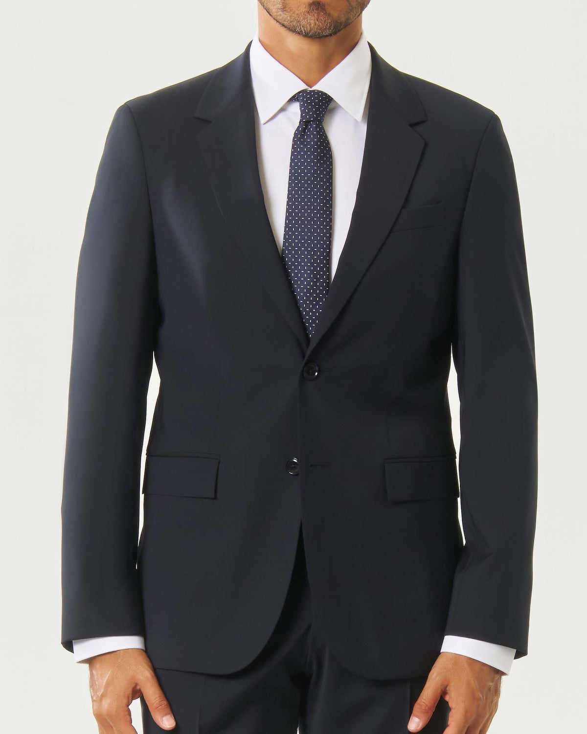 BOSS<BR/>Abito Boss blu slim fit in lana vergine stretch 50567244* 404 HUGO BOSS 